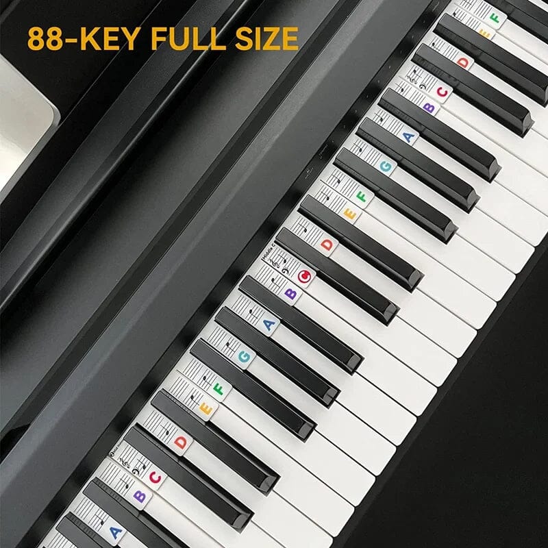 Skanto | Avtagbare piano tastatur note etiketter