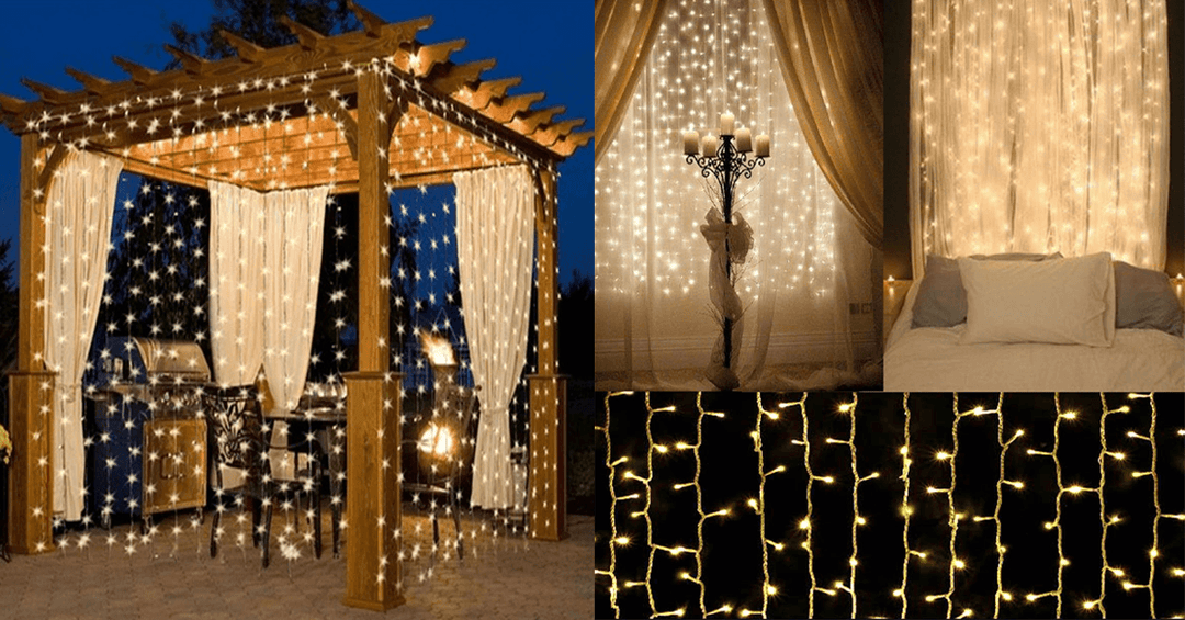Skanto | Vakre LED Gardintrådlys – Design ditt vakre hjørne!