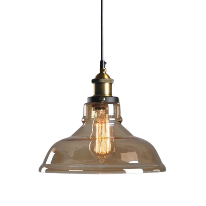Skanto | GlassHaven – Elegant Industriell Pendellampe