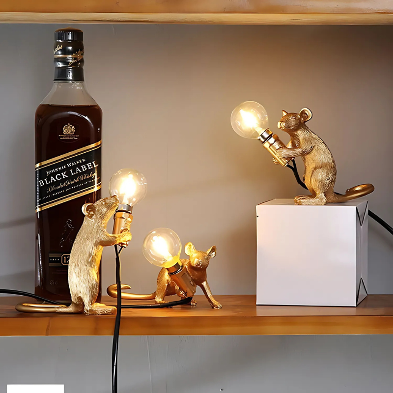 Skanto | Doctor Mousey – Original Designer Muse Lampe for Bord eller Hylle