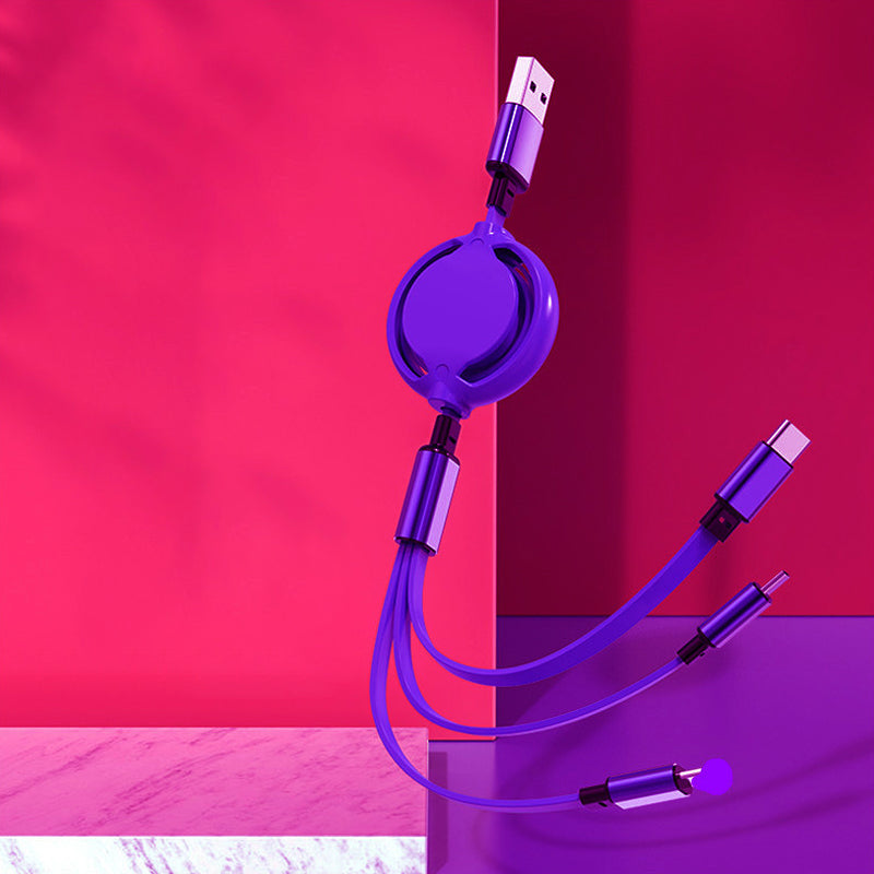 Skanto | 3 i 1 Mobil Lading Kabel Passer for iPhone