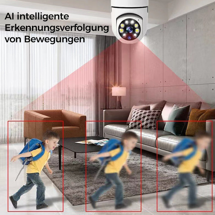 Skanto | Trådløst WiFi overvåkningskamera med lyspære
