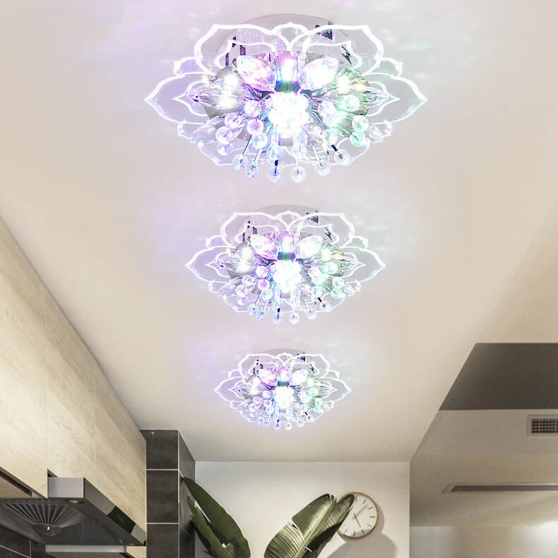 Karnz GlowPetal | LED krystall stift lampe | Blomstform, RGB Fargeveksling & energieffektiv