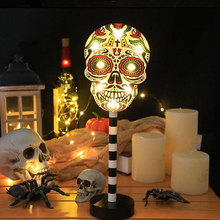 Skanto | Solcelledrevet LED Halloween Hageskilt