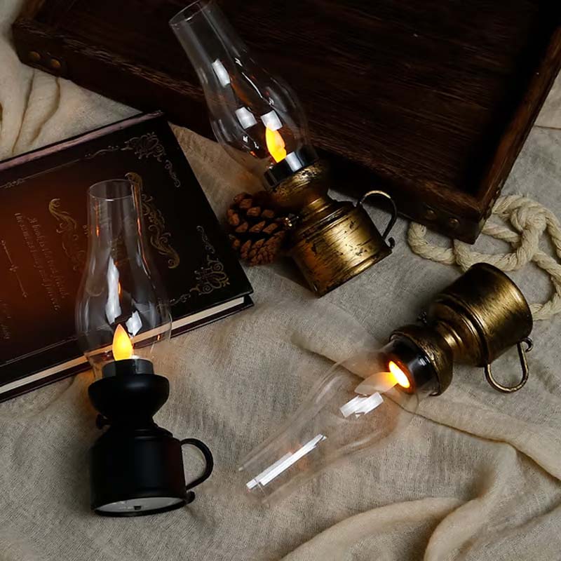 Elektronisk LED Vintage Oljelampe | Skanto