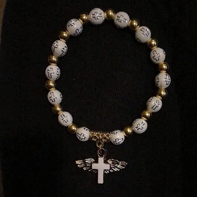 Skanto | Engel Vinge Kors Armbånd