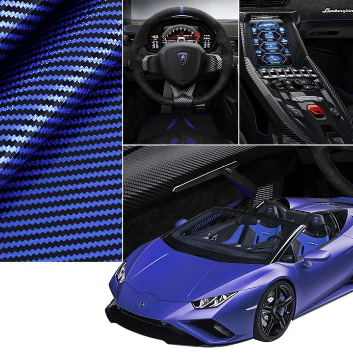 Skanto | Universal Laser Carbon Fiber Pattern Rattdeksel