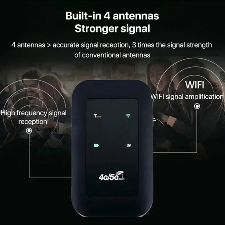 Skanto | WiFi Pro – Kraftig bærbar WiFi-forsterker for raskt og pålitelig internett hvor som helst