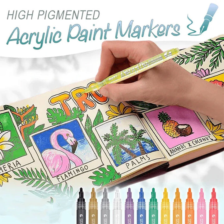 Skanto | Høypigmenterte Akrylmaling Markører