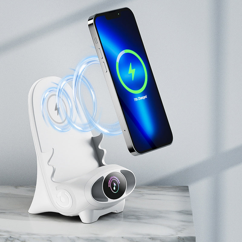 Skanto | Mini Chair Trådløs Hurtiglader Multifunksjonell Telefonholder