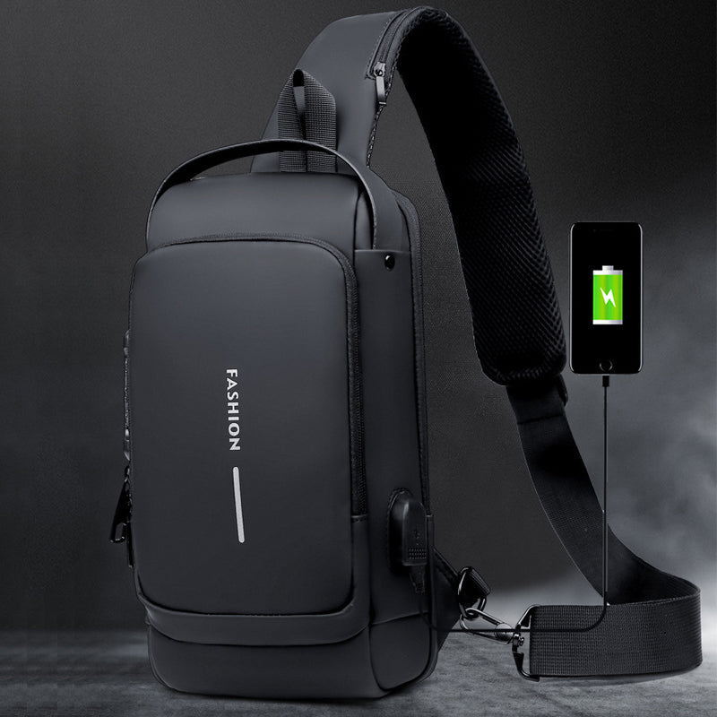 Skanto | USB-lading Sport Sling Tyverisikker Skulderveske
