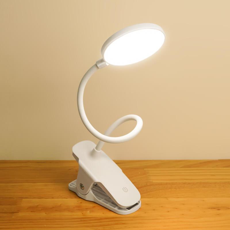 Skanto | Enkel LED Clip Skrivebordlampe Oppladbar Øyebeskyttelse Nattlys
