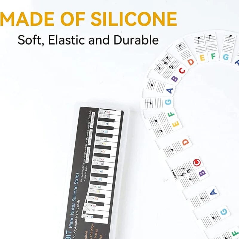 Skanto | Avtagbare piano tastatur note etiketter