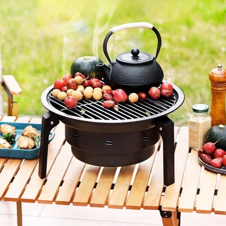 Bærbar Non-Stick Elite Adventure Campinggrill | Skanto