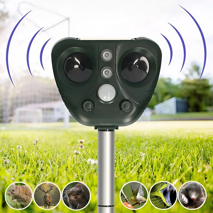 Skanto | Ultrasonic Bird Repeller, Solar Powered