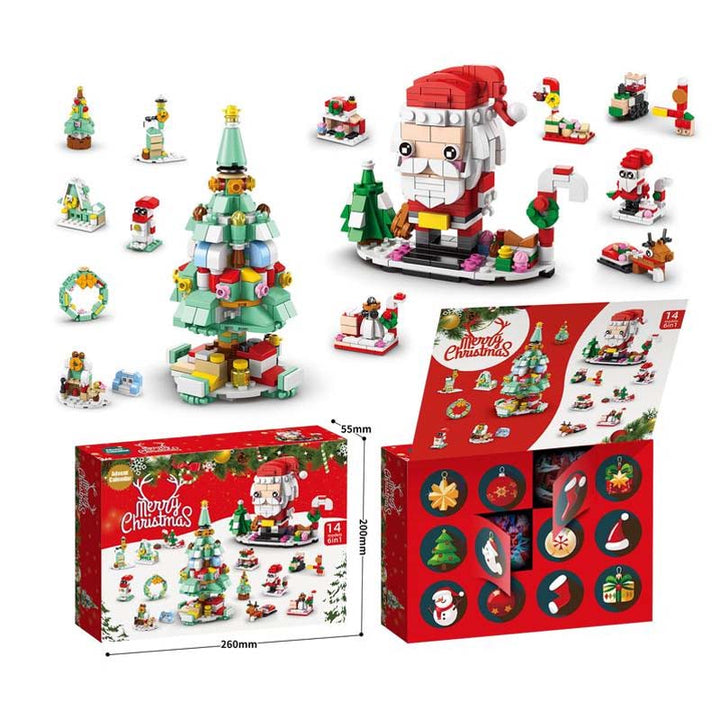 BuildJoy - Festlige Byggeklosser Adventskalender Skanto