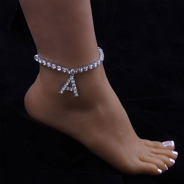 Skanto | Rhinestone Buchstav Ankelbånd