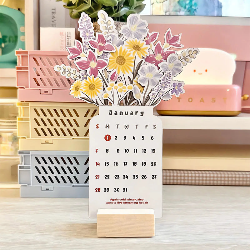 Skanto | 2025 Bloomy Flowers Bordkalender