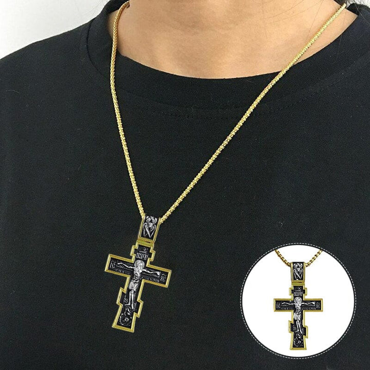 Vintage Cross Necklace Skanto