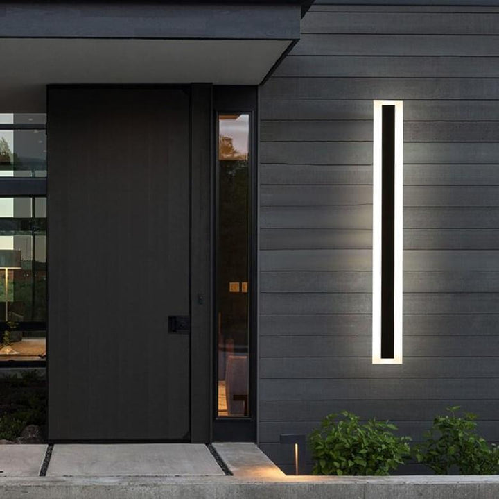 Skanto | Minimalistisk Utvidet Stangformet 1-Lys LED Akryll Utendørs Vanntett Vegglampe