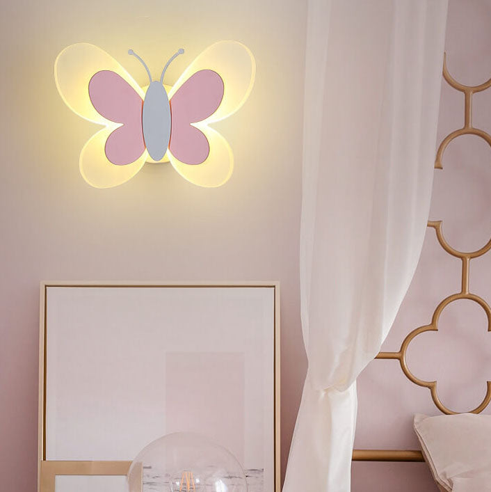 Skanto | LuminoArt – Vegglampe LED kreativ formet som en sommerfugl med 1 lys i akryl