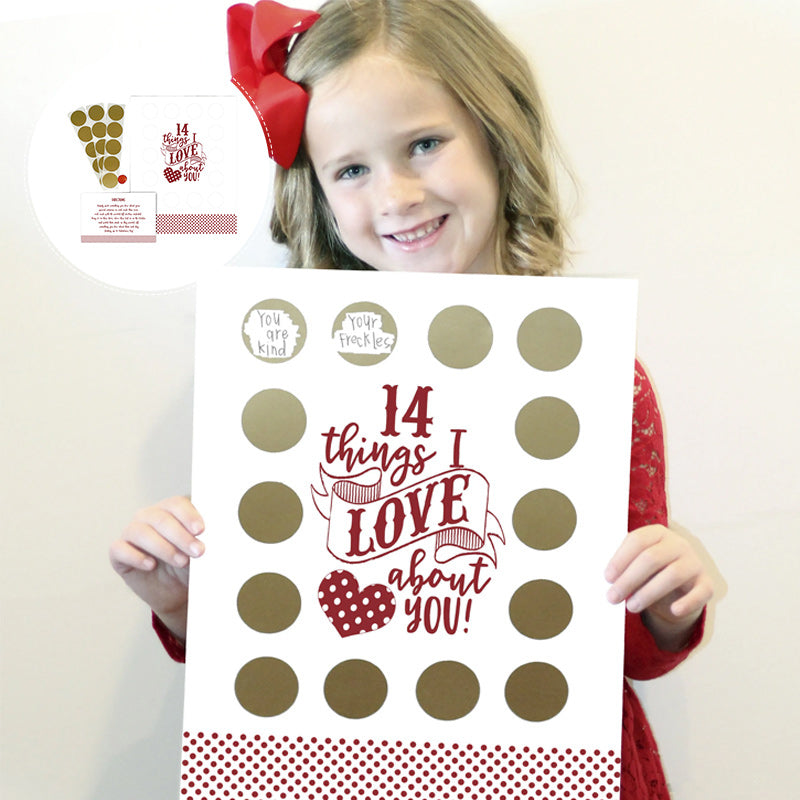 Skanto | Valentine's Scratching Advent "14 Ting Jeg Elsker Med Deg!"