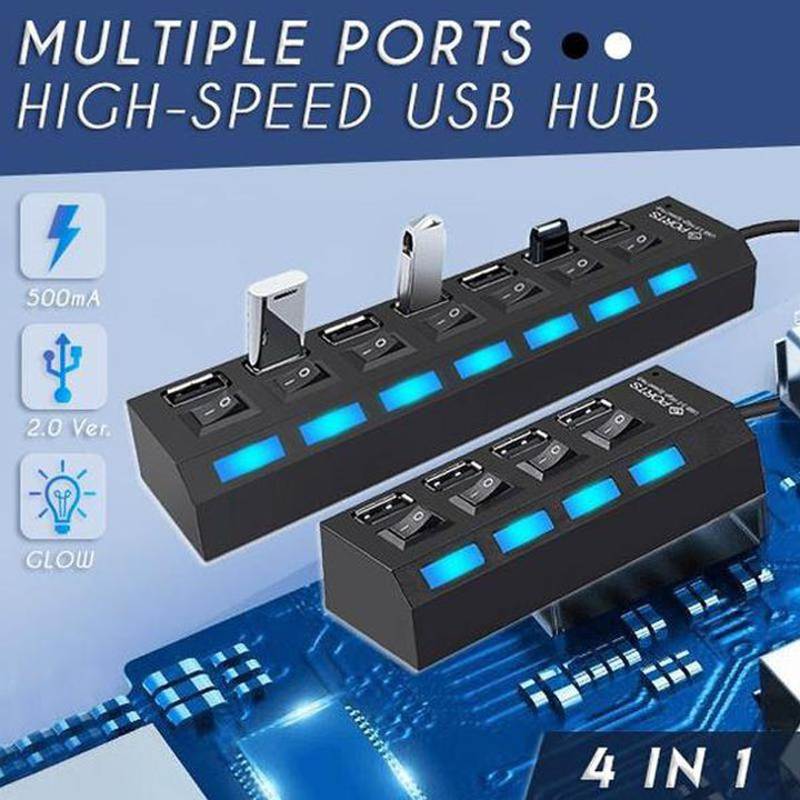Skanto | Flereporter Høyhastighets USB Hub