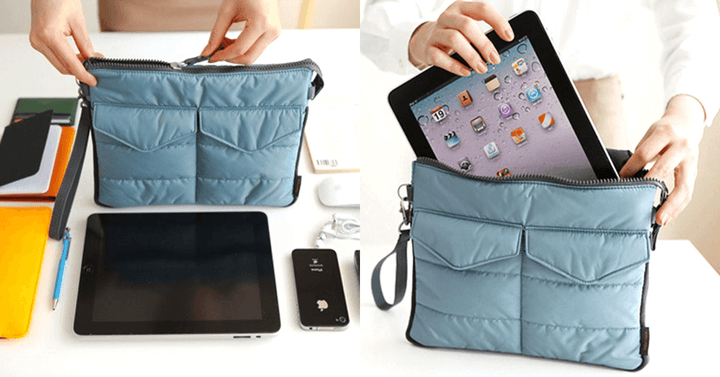 Skanto | Slim Bag-in-Bag - Laget av polyester - Bærbar & liten - Flere glidelåslommer - Passer lett i kofferten din