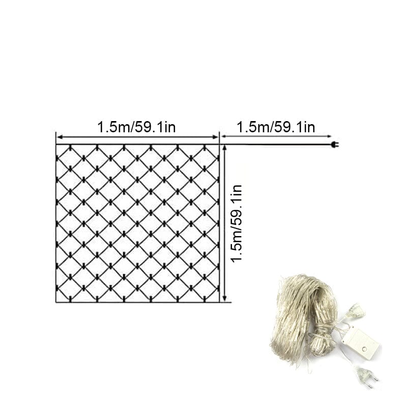 Solar Fishnet Light | Skanto