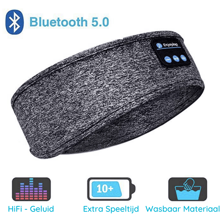 Skanto | 3-i-1 søvnmansjett med integrerte Bluetooth-hodetelefoner