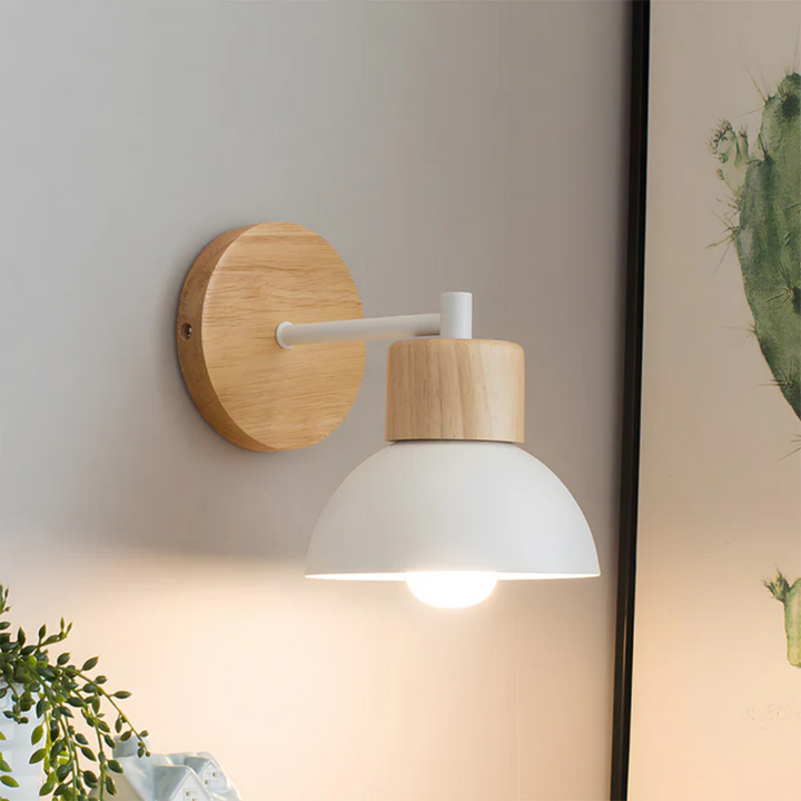 Skanto | Stilig Vegglampe Laget av Tre