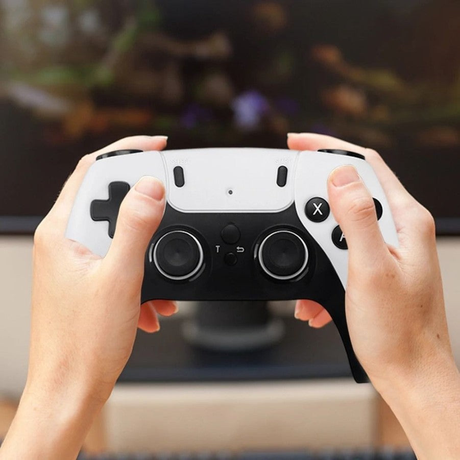 Skanto | Trådløs retro spillkonsoll: 40 000+ spill og 4K HDMI-tilkobling, 2.4G kontroller