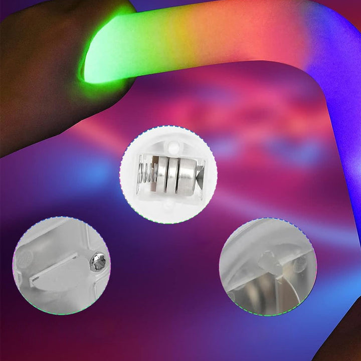 Skanto | LED Fargerik Lysende Svamp Fluorescerende Stang