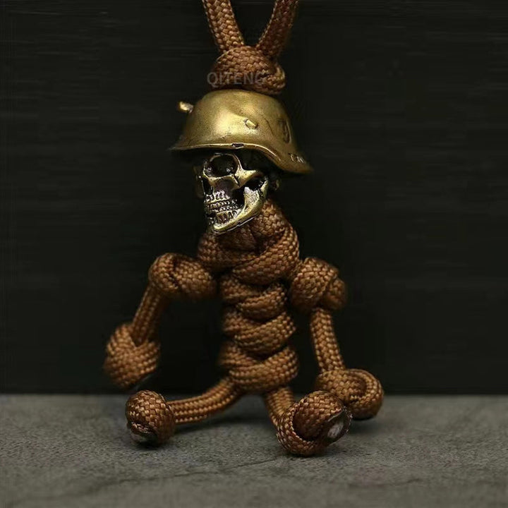 Skanto | Skeleton Soldier Paracord Nøkkelring