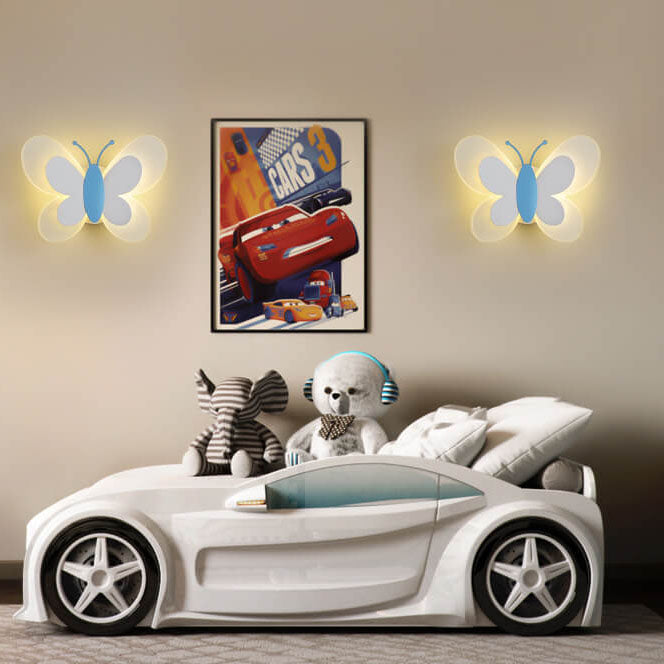 Skanto | LuminoArt – Vegglampe LED kreativ formet som en sommerfugl med 1 lys i akryl