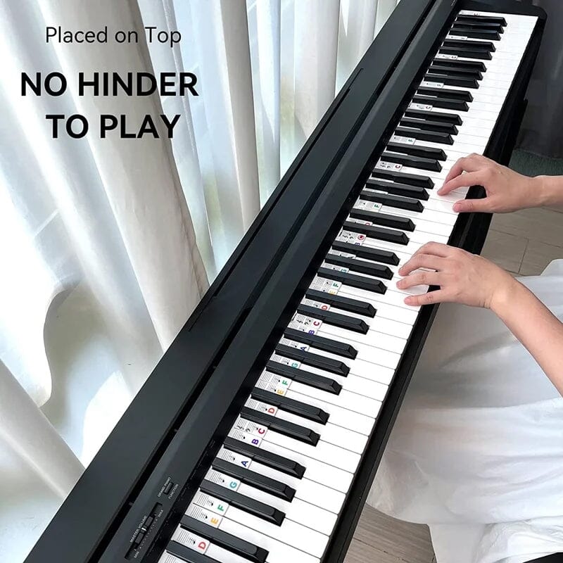 Skanto | Avtagbare piano tastatur note etiketter