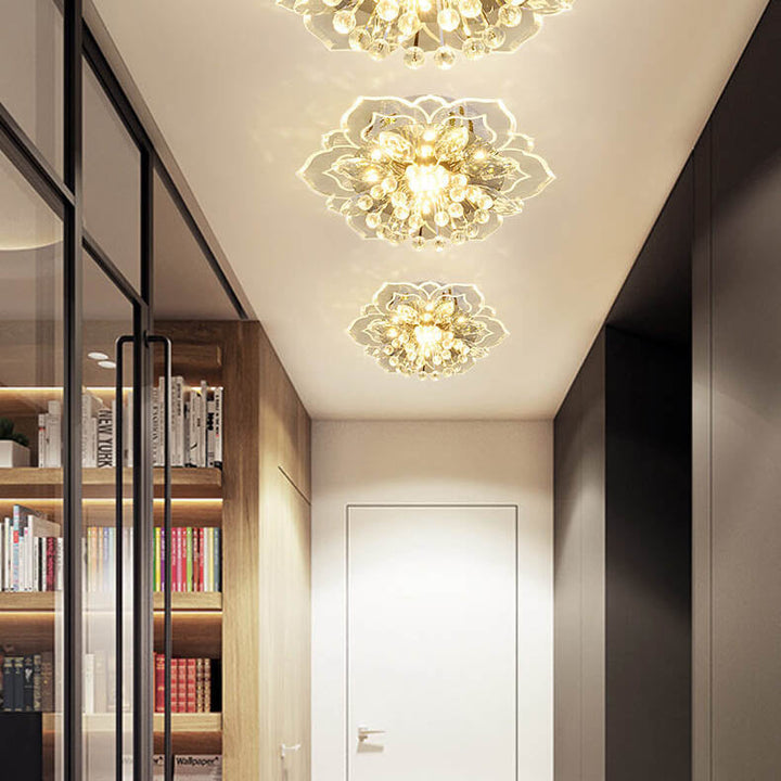 Karnz GlowPetal | LED krystall stift lampe | Blomstform, RGB Fargeveksling & energieffektiv