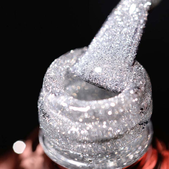 Glitter og diamant neglelakk (8ml) | Skanto