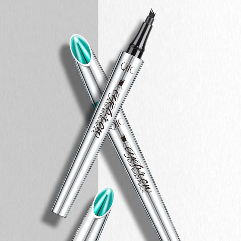 Skanto | Vanntett 3D Microblading Øyenbrynspenne med 4 Gaffeltips