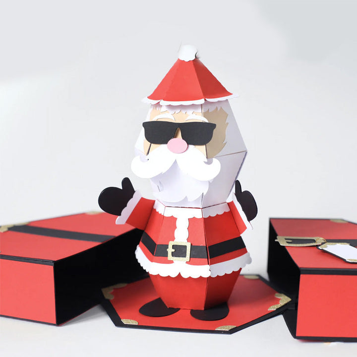 3D Pop-Up Card for the Santa Claus Prank | Skanto