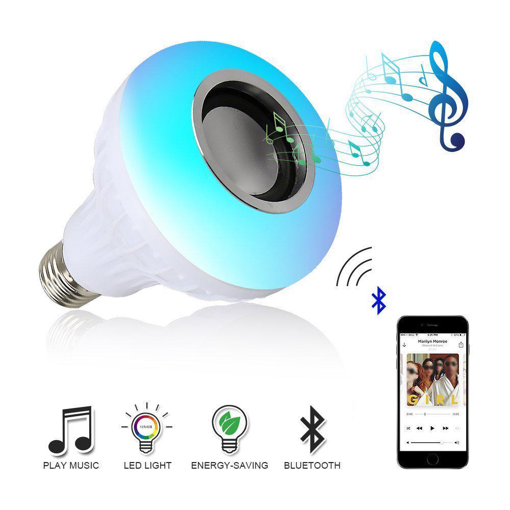 Skanto | Smart LED-lampe trådløs Bluetooth-høyttaler