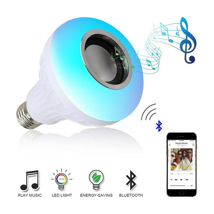 Skanto | Smart LED-lampe trådløs Bluetooth-høyttaler