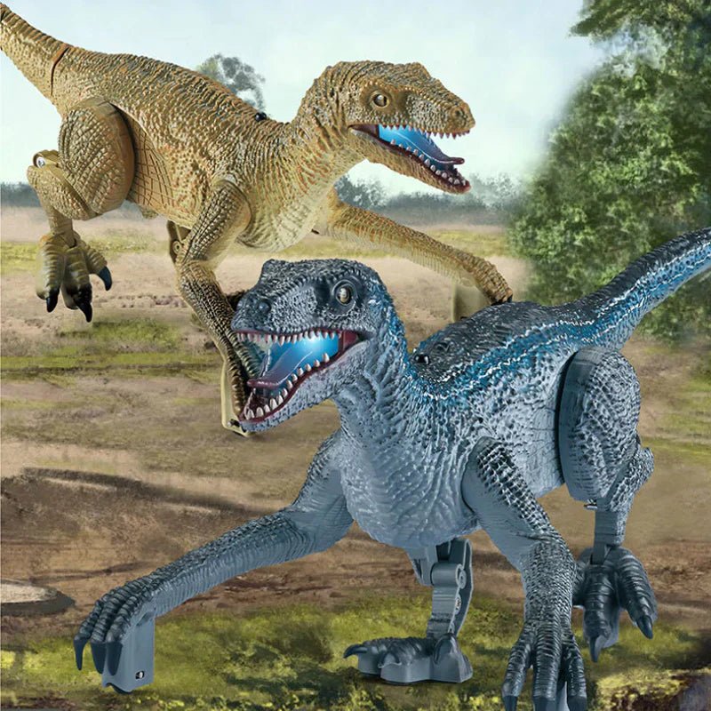 RaptorKing Leketøy - Realistiske Dinosaurer med Lys & Lyd Skanto