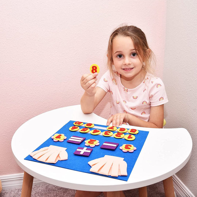 Skanto | Felt Finger Nummer Telle Leke