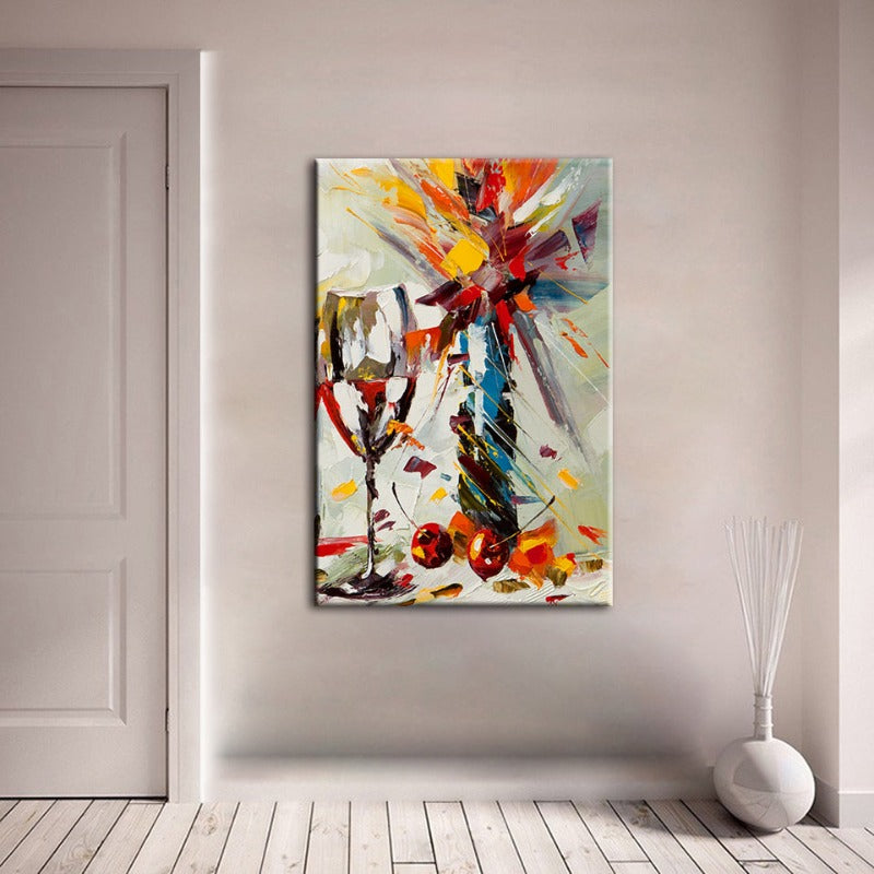 Abstract Summer - Canvas Wall Art Painting | Skanto