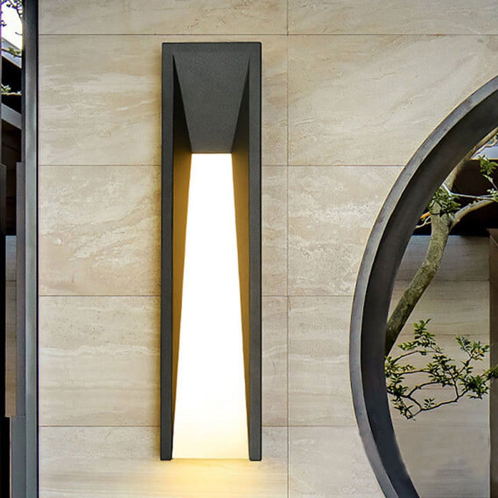 Vanntett Enkel Strip Design LED Utendørs Vegglampe | Skanto