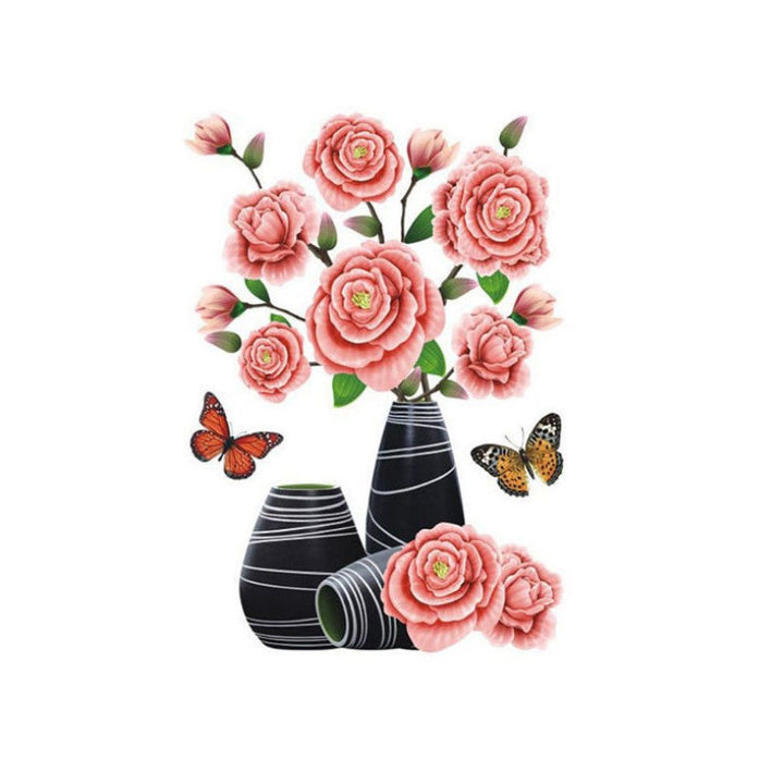 DIY Plantevase 3D Stereo Klistremerker Selvklebende | Skanto