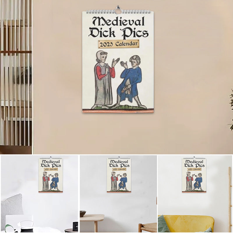 Skanto | Morsom Middelaldersk Veggkalender 2025 – Humor & Kunst