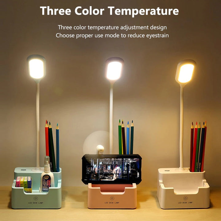 Skanto | Skrivebordslampe med telefonholder