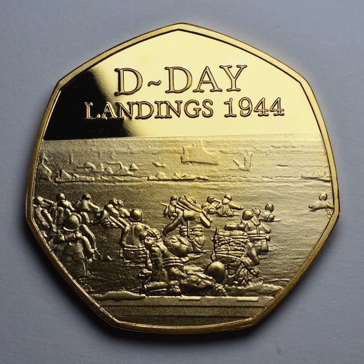 Skanto | D-DAY LANDINGENE 1944 24kt Gull Minnemynt